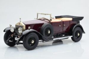 Rolls-Royce Phantom I Kabriolet Bordová Červená Kyosho 1:18 08931R Kov – obrázok 2 z 10