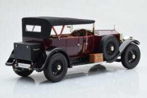 Rolls-Royce Phantom I Kabriolet Bordová Červená Kyosho 1:18 08931R Kov – obrázok 3 z 10