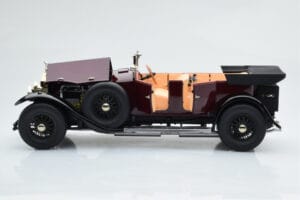 Rolls-Royce Phantom I Kabriolet Bordová Červená Kyosho 1:18 08931R Kov – obrázok 8 z 10