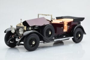 Rolls-Royce Phantom I Kabriolet Bordová Červená Kyosho 1:18 08931R Kov – obrázok 9 z 10