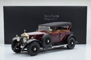 Rolls-Royce Phantom I Kabriolet Bordová Červená Kyosho 1:18 08931R Kov – obrázok 10 z 10