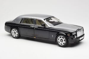 Rolls-Royce Phantom VII EWB Čierny a Strieborný Kyosho 1:18 08841BKS Kov – obrázok 6 z 8
