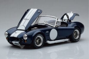 Shelby Cobra 427 S/C Tmavo Modrý Kyosho 1:18 08048DBL Kov – obrázok 2 z 9