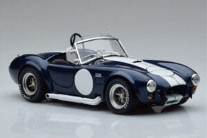 Shelby Cobra 427 S/C Tmavo Modrý Kyosho 1:18 08048DBL Kov – obrázok 5 z 9