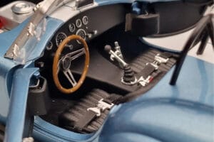 Shelby Cobra 427 S/C Svetlo Modrý Kyosho 1:18 08048SBL Kov – obrázok 7 z 9