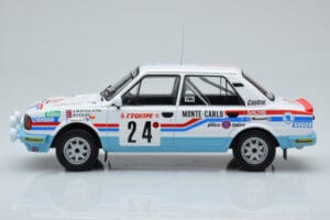 Skoda 130 L Night Version #24 J. Augland Rally Monte Carlo 1987 IXO 1:18 18RMC156 Kov – obrázok 3 z 6