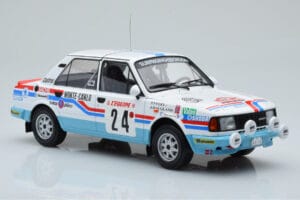Skoda 130 L Night Version #24 J. Augland Rally Monte Carlo 1987 IXO 1:18 18RMC156 Kov – obrázok 4 z 6