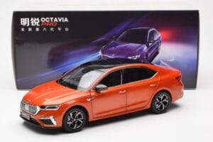 Skoda Octavia Pro Oranžový FAW 1:18 ZMR000006ORA Kov – obrázok 8 z 8