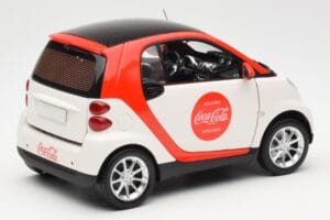 Smart Fortwo 451 Coca-Cola Minichamps 1:18 150036301 Kov – obrázok 3 z 8