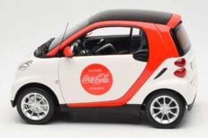 Smart Fortwo 451 Coca-Cola Minichamps 1:18 150036301 Kov – obrázok 4 z 8