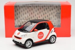 Smart Fortwo 451 Coca-Cola Minichamps 1:18 150036301 Kov – obrázok 8 z 8