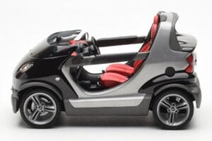 Smart Fortwo Crossblade Kabriolet Strieborná Čierna Kyosho 1:18 13440 Kov – obrázok 3 z 6