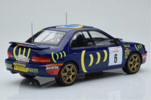 Subaru Impreza 555 #6 P. Liatti / C. Cassina Tour de Corse 1995 IXO 1:18 18RMC063C Kov – obrázok 2 z 6