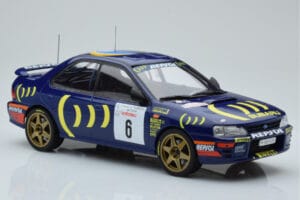 Subaru Impreza 555 #6 P. Liatti / C. Cassina Tour de Corse 1995 IXO 1:18 18RMC063C Kov – obrázok 4 z 6