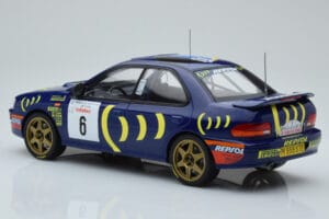 Subaru Impreza 555 #6 P. Liatti / C. Cassina Tour de Corse 1995 IXO 1:18 18RMC063C Kov – obrázok 5 z 6