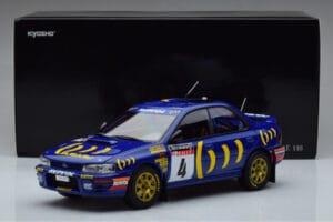 Subaru Impreza #4 C. McRae / D. Ringer Winner RAC Rally 1994 Kyosho 1:18 08962A Kov – obrázok 9 z 9