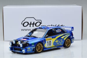 Subaru Impreza WRC #10 T. Makinen / K. Lindstrom Rally Monte Carlo Night Version 2002 Otto 1:18 OT784 Živica – obrázok 6 z 6