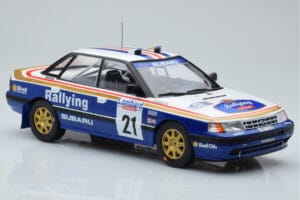 Subaru Legacy RS #21 C. McRae / D. Ringer RAC Rally 1991 IXO 1:18 18RMC080B Kov – obrázok 4 z 6