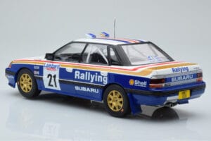 Subaru Legacy RS #21 C. McRae / D. Ringer RAC Rally 1991 IXO 1:18 18RMC080B Kov – obrázok 5 z 6