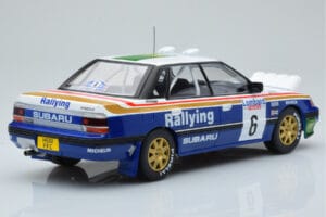 Subaru Legacy RS Night Version #6 M. Alen / I. Kivimaki RAC Rally 1991 IXO 1:18 18RMC080A Kov – obrázok 2 z 6