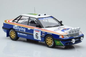 Subaru Legacy RS Night Version #6 M. Alen / I. Kivimaki RAC Rally 1991 IXO 1:18 18RMC080A Kov – obrázok 4 z 6