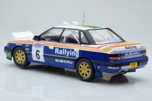 Subaru Legacy RS Night Version #6 M. Alen / I. Kivimaki RAC Rally 1991 IXO 1:18 18RMC080A Kov – obrázok 5 z 6