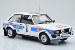 Talbot Sunbeam Lotus Night Version #8 H. Toivonen / P. White Rally Monte Carlo 1981 IXO 1:18 18RMC095B Kov – obrázok 4 z 6