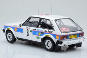 Talbot Sunbeam Lotus Night Version #8 H. Toivonen / P. White Rally Monte Carlo 1981 IXO 1:18 18RMC095B Kov – obrázok 5 z 6