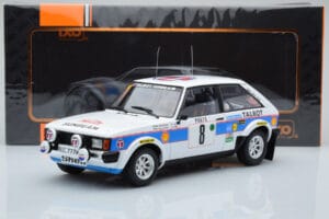 Talbot Sunbeam Lotus Night Version #8 H. Toivonen / P. White Rally Monte Carlo 1981 IXO 1:18 18RMC095B Kov – obrázok 6 z 6