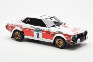 Toyota Celica 2000 GT RA21 #8 H. Mikkola / A. Hertz Lombard RAC Rally 1977 Otto 1:18 OT1044 Živica – obrázok 4 z 6