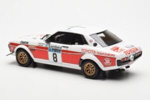 Toyota Celica 2000 GT RA21 #8 H. Mikkola / A. Hertz Lombard RAC Rally 1977 Otto 1:18 OT1044 Živica – obrázok 5 z 6