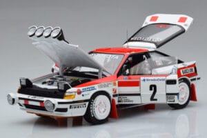 Toyota Celica GT-Four ST165 #2 C. Sainz / L. Moya Winner Rally Monte Carlo 1991 Kyosho 1:18 08961B Kov – obrázok 2 z 12