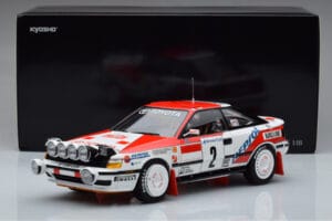 Toyota Celica GT-Four ST165 #2 C. Sainz / L. Moya Winner Rally Monte Carlo 1991 Kyosho 1:18 08961B Kov – obrázok 12 z 12