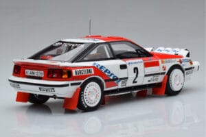 Toyota Celica GT-Four ST165 #2 C. Sainz / L. Moya Winner Rally Monte Carlo 1991 Kyosho 1:18 08961B Kov – obrázok 3 z 12
