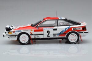 Toyota Celica GT-Four ST165 #2 C. Sainz / L. Moya Winner Rally Monte Carlo 1991 Kyosho 1:18 08961B Kov – obrázok 4 z 12