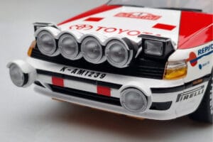 Toyota Celica GT-Four ST165 #2 C. Sainz / L. Moya Winner Rally Monte Carlo 1991 Kyosho 1:18 08961B Kov – obrázok 7 z 12