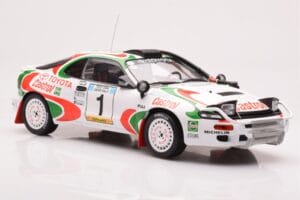 Toyota Celica Turbo 4WD ST185 #1 J. Kankkunen / J. Piironen Safari Rally 1993 IXO 1:18 18RMC150A Kov – obrázok 4 z 6
