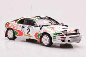 Toyota Celica Turbo 4WD ST185 #2 M. Alén / I. Kivimäki Safari Rally 1993 IXO 1:18 18RMC150B Kov – obrázok 4 z 6