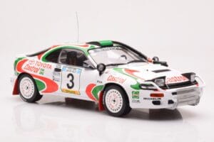 Toyota Celica Turbo 4WD ST185 #3 I. Duncan / R. Virtanen Safari Rally 1994 IXO 1:18 18RMC150C Kov – obrázok 4 z 6