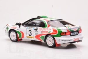 Toyota Celica Turbo 4WD ST185 #3 I. Duncan / R. Virtanen Safari Rally 1994 IXO 1:18 18RMC150C Kov – obrázok 5 z 6