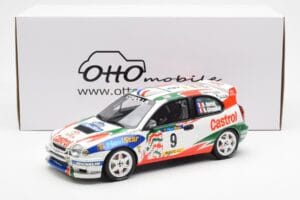 Toyota Corolla WRC #9 D. Auriol / D. Giraudet Rally Catalunya 1998 Otto 1:18 OT1102 Živica – obrázok 6 z 6
