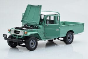 Toyota Land Cruiser 40 4x4 Pickup Zelený Kyosho 1:18 08958FG Kov – obrázok 2 z 8