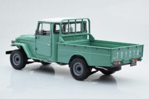 Toyota Land Cruiser 40 4x4 Pickup Zelený Kyosho 1:18 08958FG Kov – obrázok 7 z 8