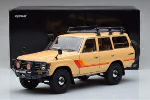 Toyota Land Cruiser 60 Béžový S Volitelnými Dielmi Kyosho 1:18 08956XBE Kov – obrázok 12 z 12