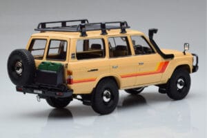 Toyota Land Cruiser 60 Béžový S Volitelnými Dielmi Kyosho 1:18 08956XBE Kov – obrázok 3 z 12