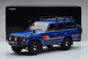 Toyota Land Cruiser 60 Modrý S Volitelnými Dielmi Kyosho 1:18 08956XBL Kov – obrázok 11 z 11