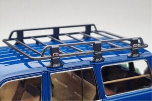 Toyota Land Cruiser 60 Modrý S Volitelnými Dielmi Kyosho 1:18 08956XBL Kov – obrázok 7 z 11