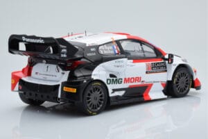 Toyota GR Yaris Rally1 #1 S. Ogier / B. Veillas Rally Monte Carlo 2022 IXO 1:18 18RMC151B Kov – obrázok 2 z 6