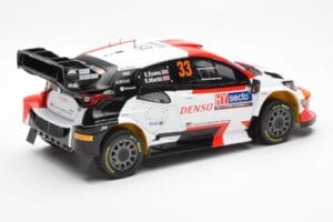 Toyota GR Yaris Rally1 #33 E. Evans / S. Martin Rally Finland 2023 IXO 1:18 18RMC174A Kov – obrázok 2 z 6