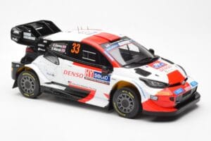 Toyota GR Yaris Rally1 #33 E. Evans / S. Martin Rally Finland 2023 IXO 1:18 18RMC174A Kov – obrázok 4 z 6
